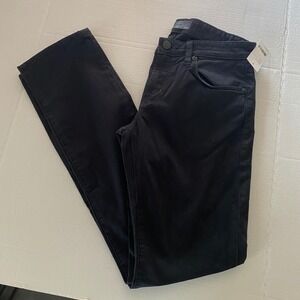 J Brand Kane Straight Fit Double Weave Twill Pants Depth Blue Black 29 NWT